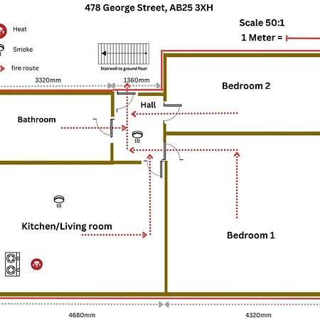 Hutch 2 Bed Apart Aberdeen Buitenkant foto